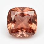 Hessonite Garnet (Gomed) 1PC Tiny 6x6 MM Cushion Faceted Red Polished Precious Loose Gems