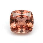 Hessonite Garnet (Gomed) 1PC Small 8x8 MM Cushion Faceted Red Luster Precious Loose Gemstones