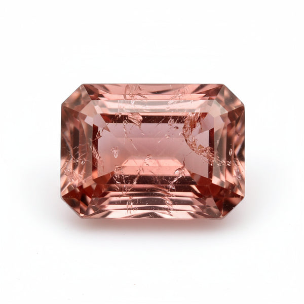 Hessonite Garnet (Gomed) 1PC Large 10x12 MM Emerald Faceted Red Luster Precious Loose Gems