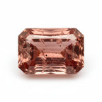 Hessonite Garnet (Gomed) 1PC Large 10x14 MM Emerald Faceted Red Lustrous Precious Loose Gemstone