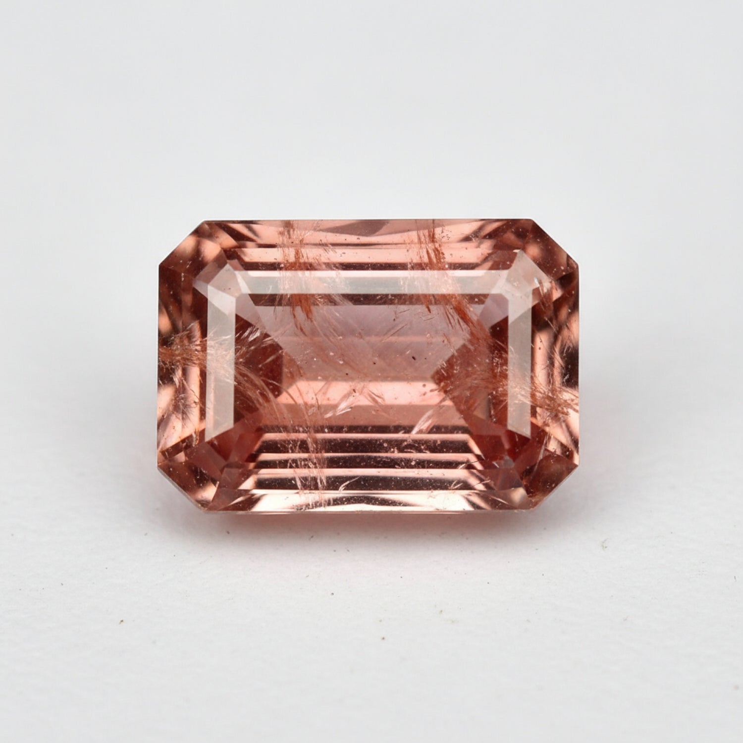 Hessonite Garnet (Gomed) 1PC Chunky 12x16 MM Emerald Faceted Red Shine Precious Loose Gemstones