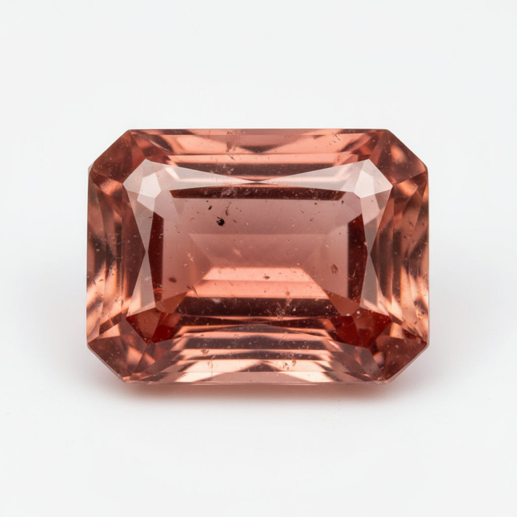 Hessonite Garnet (Gomed) 1PC Chunky 13x18 MM Emerald Faceted Red Fine Precious Gems