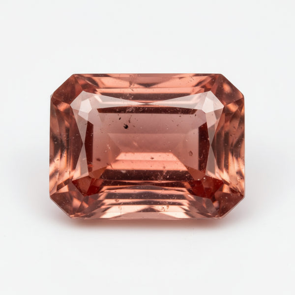 Hessonite Garnet (Gomed) 1PC Chunky 13x18 MM Emerald Faceted Red Fine Precious Gems