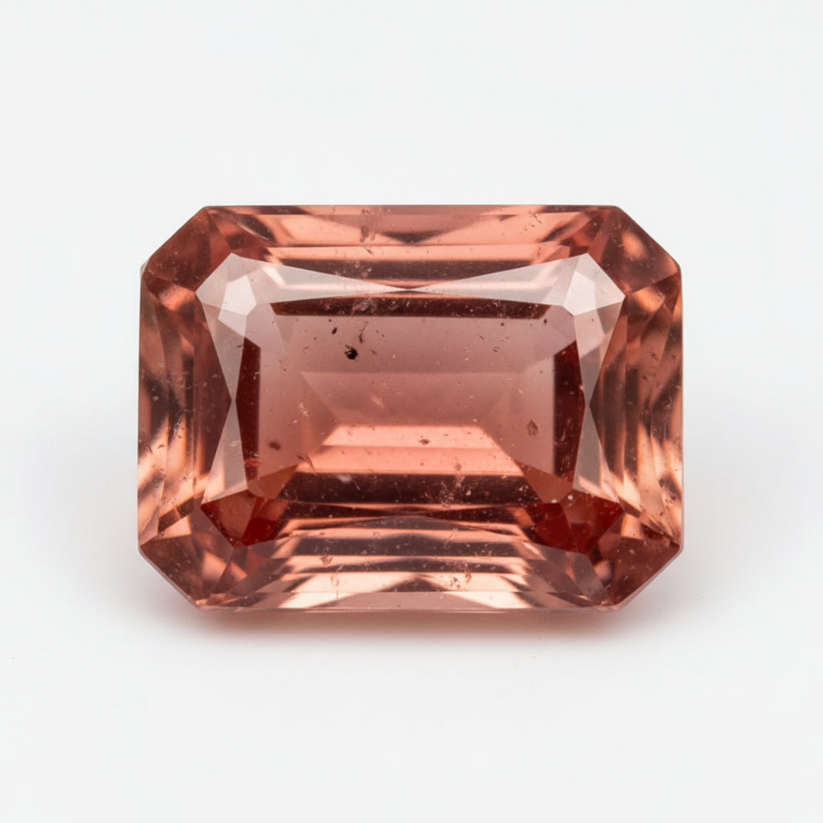 Hessonite Garnet (Gomed) 1PC Chunky 13x18 MM Emerald Faceted Red Fine Precious Gems