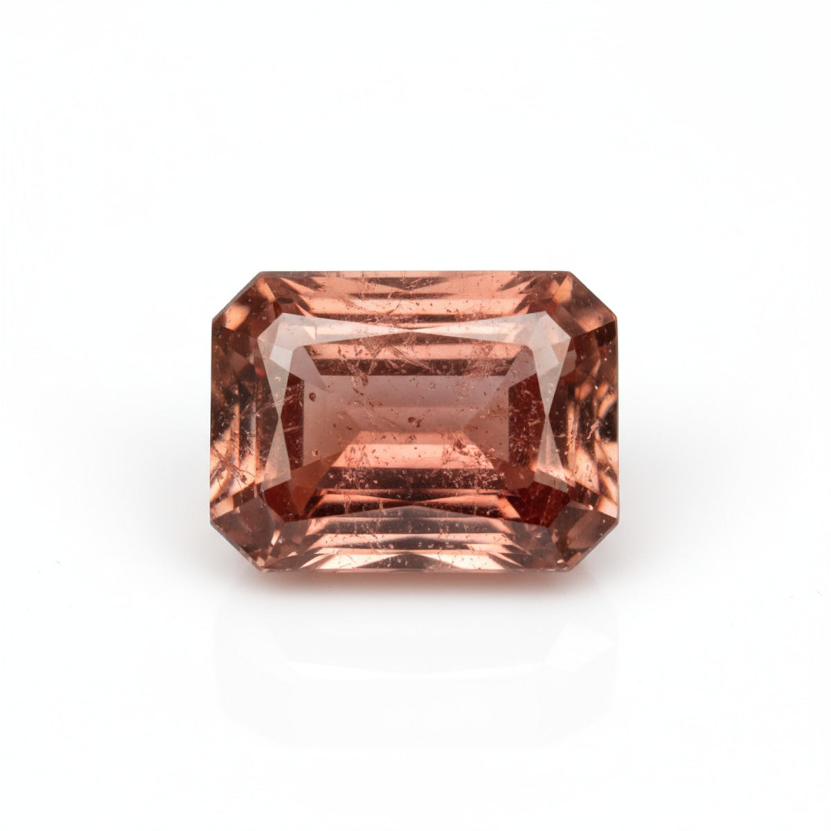 Hessonite Garnet (Gomed) 1PC Tiny 4x6 MM Emerald Faceted Red Natural Precious Gems