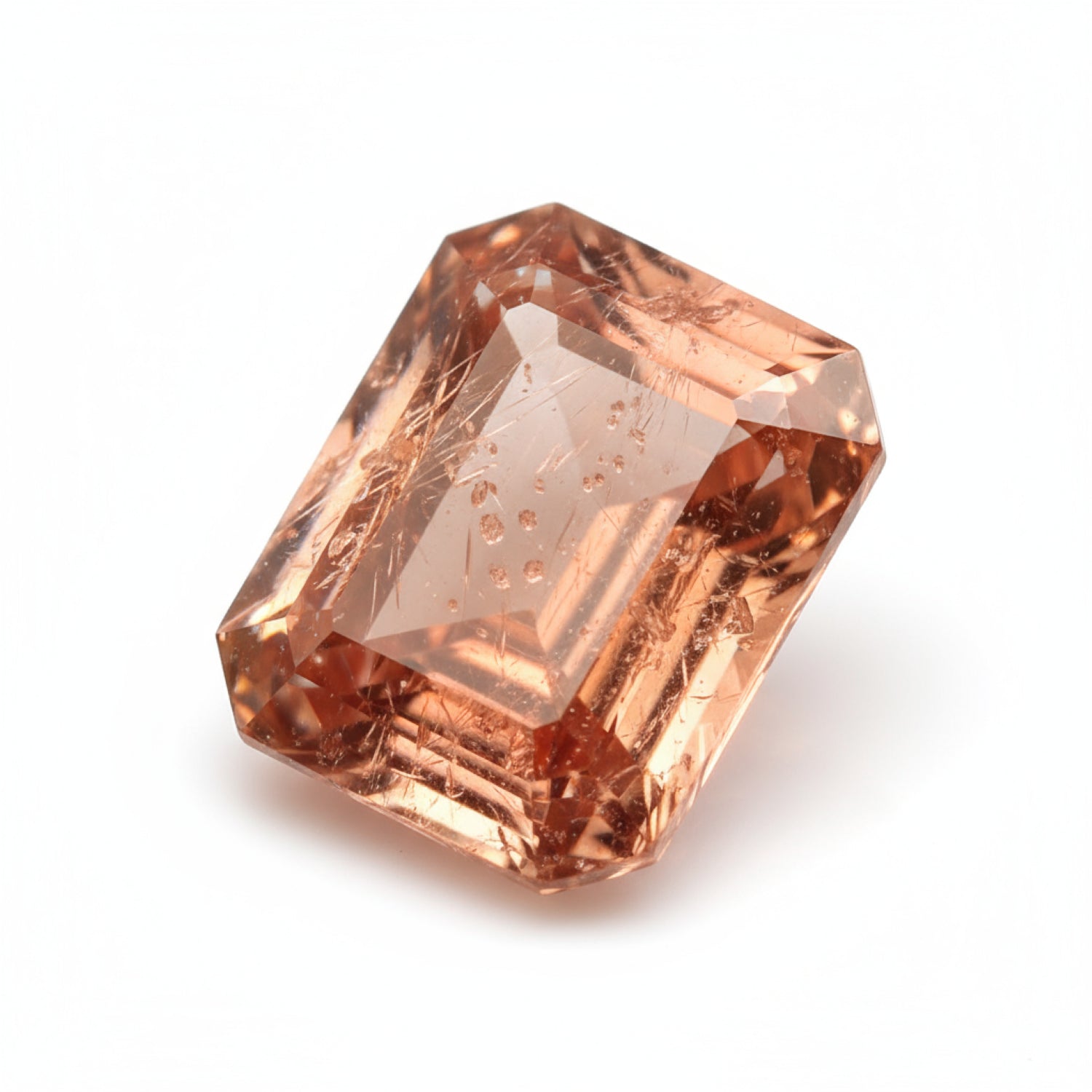 Hessonite Garnet (Gomed) 1PC Tiny 5x7 MM Emerald Faceted Red Genuine Precious Loose Gems