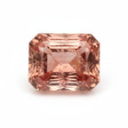 Hessonite Garnet (Gomed) 1PC Small 6x8 MM Emerald Faceted Red Superior Precious Loose Gemstone