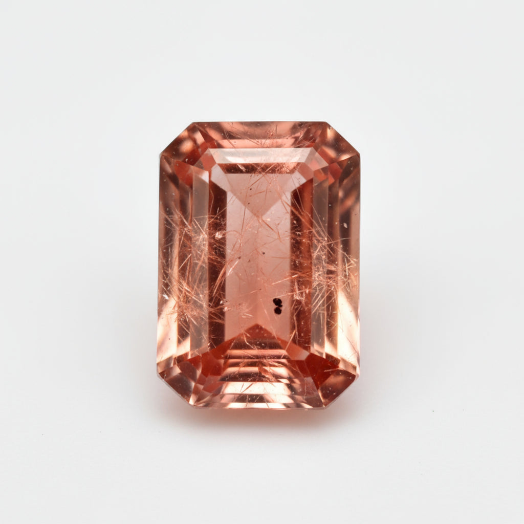 Hessonite Garnet (Gomed) 1PC Small 6x9 MM Emerald Faceted Red Pure Precious Loose Gemstones