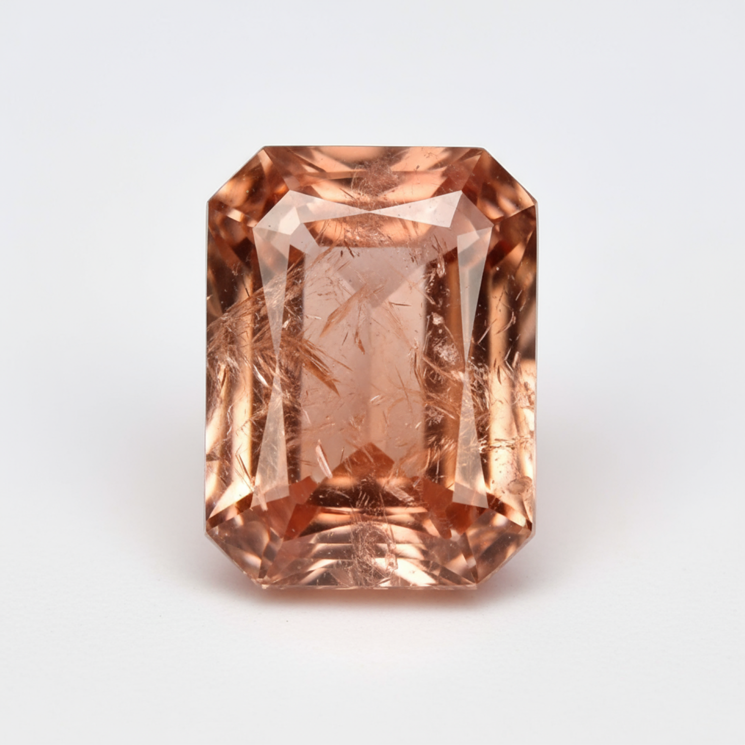 ヘソナイトガーネット（ゴメッド）1個　ミディアム　7x10mm　エメラルドファセットレッドブリリアント　貴重なルースジェム サブ画像