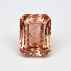 Hessonite Garnet (Gomed) 1PC Medium 7x10 MM Emerald Faceted Red Brilliant Precious Loose Gems