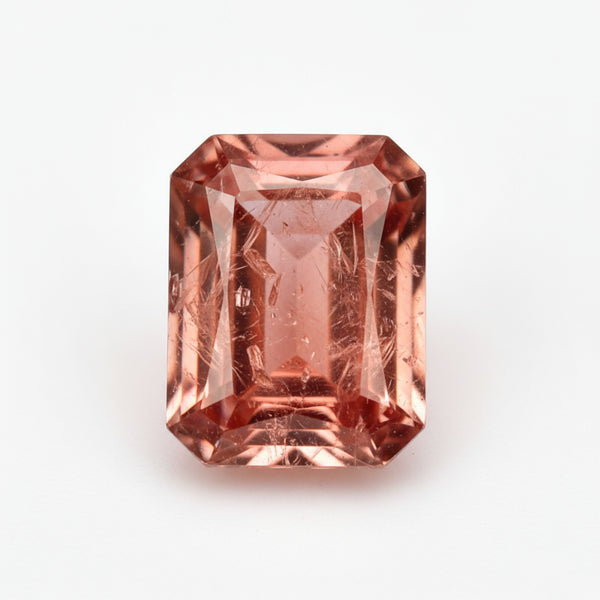 Hessonite Garnet (Gomed) 1PC Small 7x9 MM Emerald Faceted Red Fiery Precious Gems