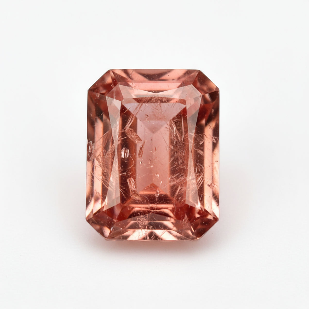 Hessonite Garnet (Gomed) 1PC Small 7x9 MM Emerald Faceted Red Fiery Precious Gems