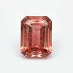 Hessonite Garnet (Gomed) 1PC Medium 8x10 MM Emerald Faceted Red Sparkling Precious Loose Gemstone