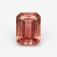 Hessonite Garnet (Gomed) 1PC Medium 8x10 MM Emerald Faceted Red Sparkling Precious Loose Gemstone