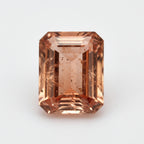 Hessonite Garnet (Gomed) 1PC Large 8x12 MM Emerald Faceted Red Splendid Precious Gems