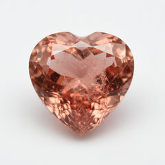 Hessonite Garnet (Gomed) 1PC Large 10x10 MM Heart Faceted Red Shine Precious Loose Gems