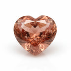 Hessonite Garnet (Gomed) 1PC Large 12x12 MM Heart Faceted Red High-Quality Precious Loose Gemstones