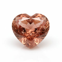 Hessonite Garnet (Gomed) 1PC Large 12x12 MM Heart Faceted Red High-Quality Precious Loose Gemstones