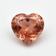 Hessonite Garnet (Gomed) 1PC Tiny 5x5 MM Heart Faceted Red Sparkling Precious Gems
