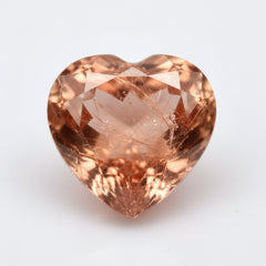 Hessonite Garnet (Gomed) 1PC Small 8x8 MM Heart Faceted Red Luster Precious Loose Gemstones