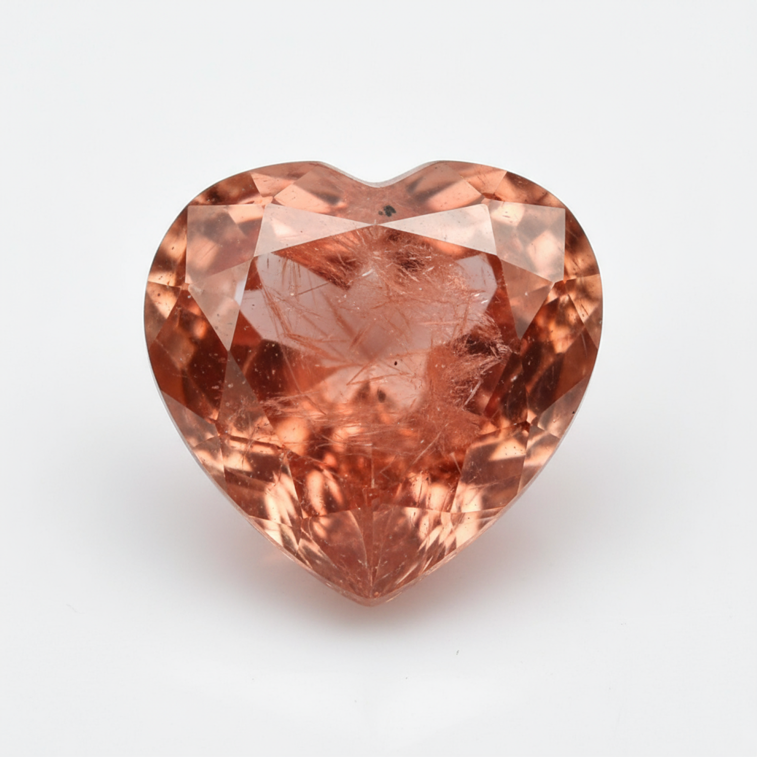 ヘソナイトガーネット（ゴメッド）1個 ミディアム 9x9 MM ハート ファセットレッド 光沢のある貴重な宝石 サブ画像