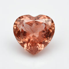 Hessonite Garnet (Gomed) 1PC Medium 9x9 MM Heart Faceted Red Lustrous Precious Gems