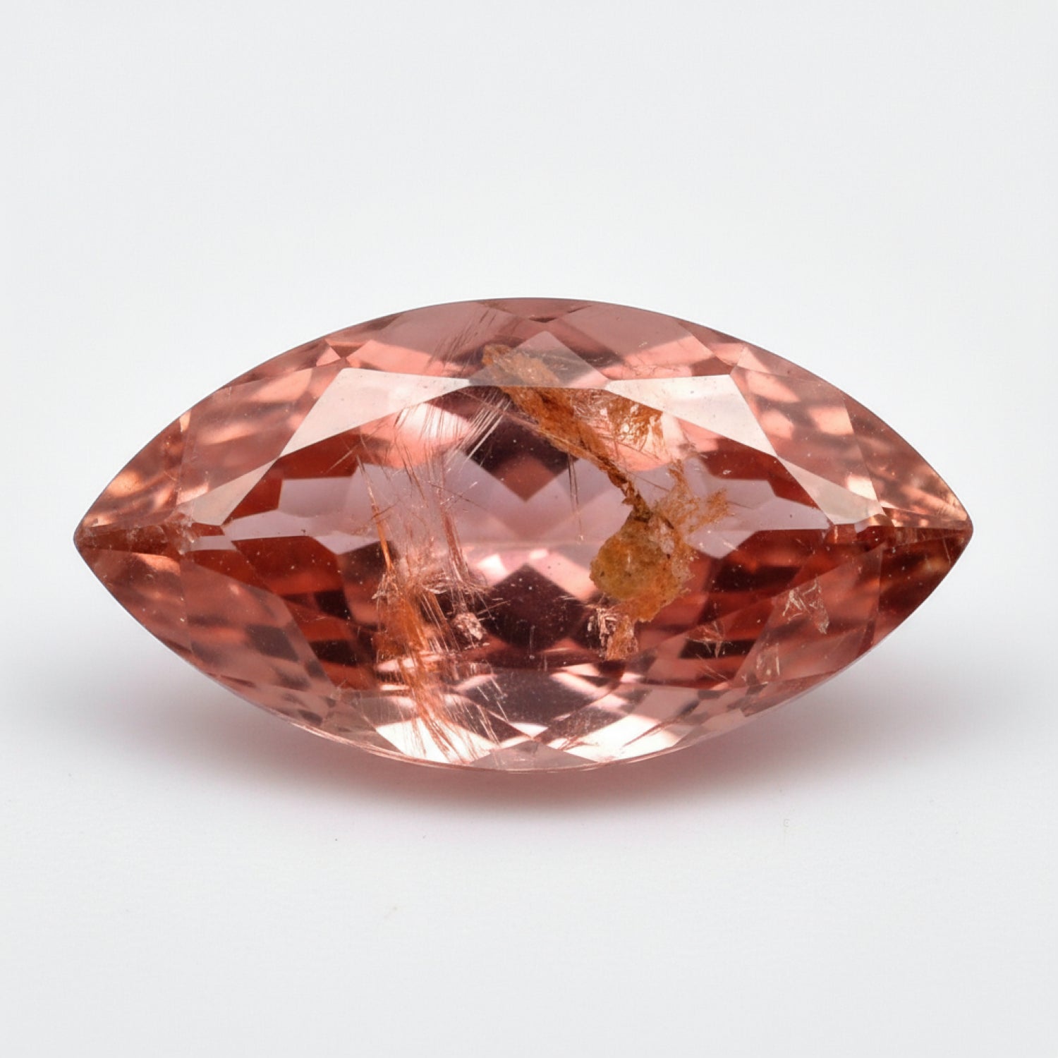 Hessonite Garnet (Gomed) 1PC Chunky 10x20 MM Marquise Faceted Red Brilliant Precious Loose Gemstones