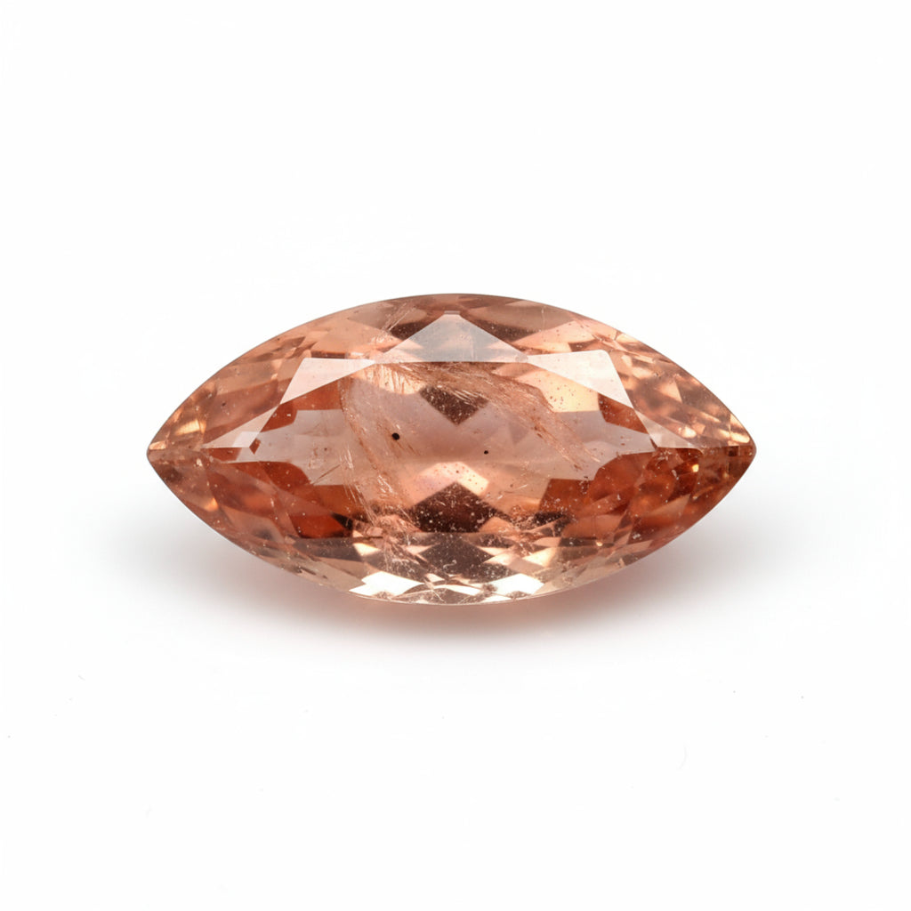 Hessonite Garnet (Gomed) 10PC Tiny 2.5x5 MM Marquise Faceted Red Fine Precious Gems