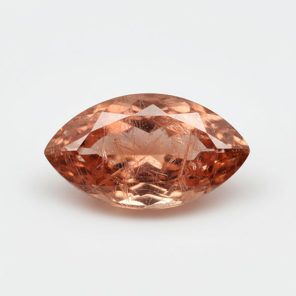 Hessonite Garnet (Gomed) 10PC Tiny 2.5x5 MM Marquise Faceted Red Fine Precious Gems