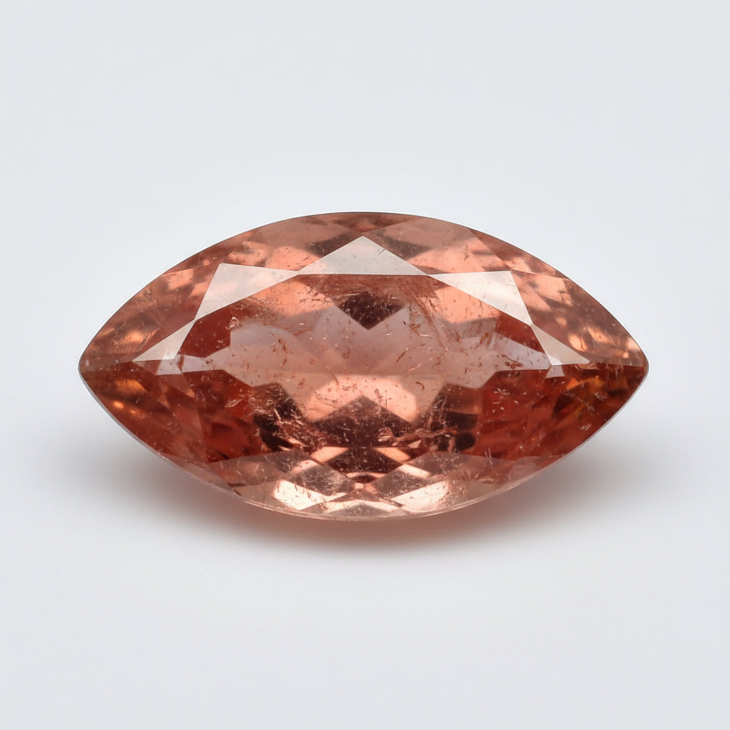 Hessonite Garnet (Gomed) 10PC Tiny 2x4 MM Marquise Faceted Red Shine Precious Loose Gemstones