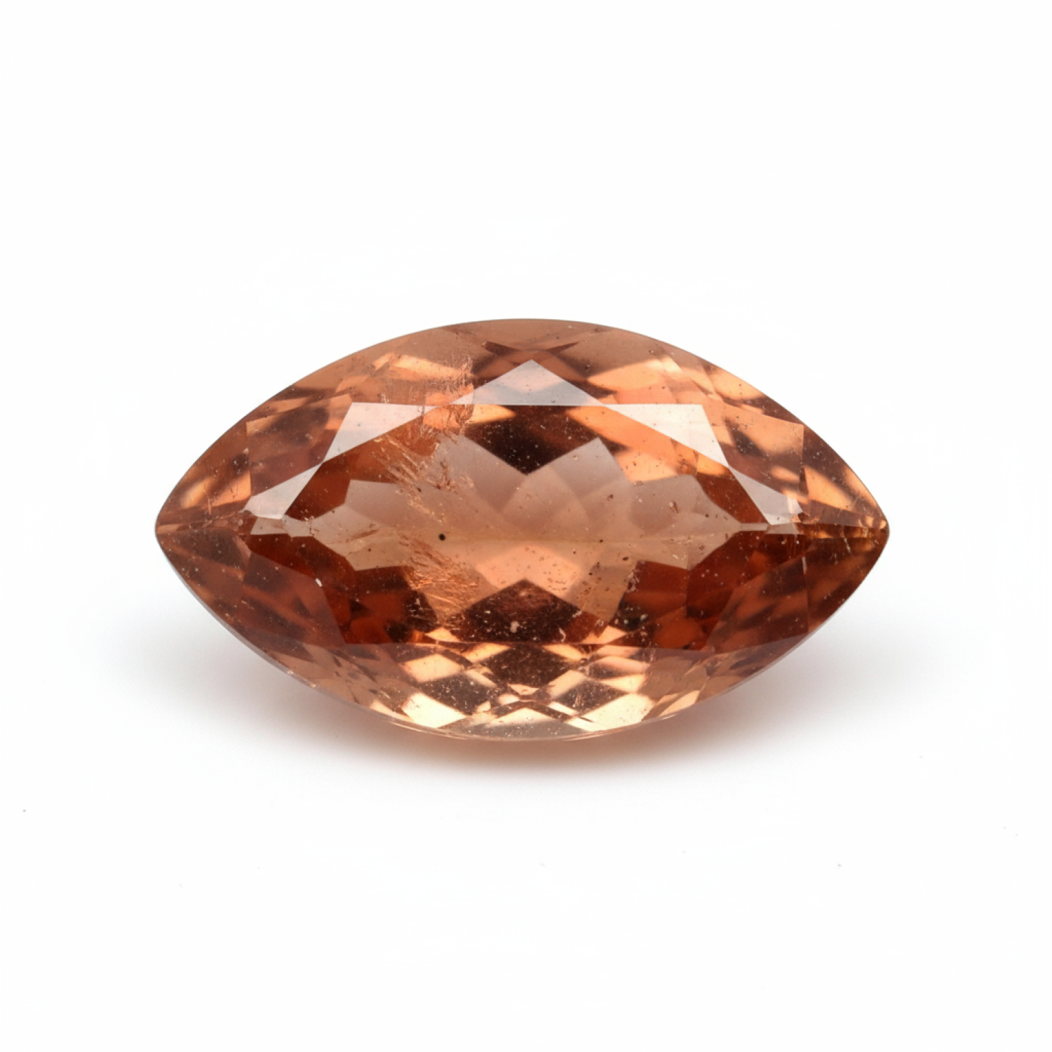 Hessonite Garnet (Gomed) 1PC Tiny 3x6 MM Marquise Faceted Red High-Quality Precious Loose Gems Main image