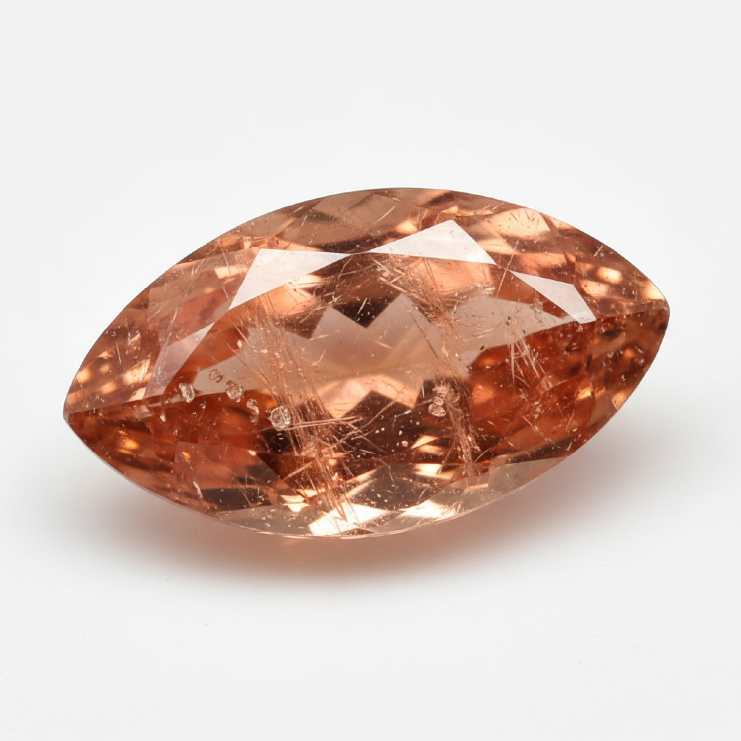 Hessonite Garnet (Gomed) 1PC Tiny 3x6 MM Marquise Faceted Red High-Quality Precious Loose Gems Secondary image