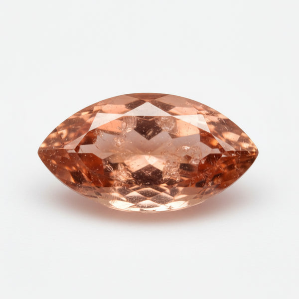 Hessonite Garnet (Gomed) 1PC Tiny 4x8 MM Marquise Faceted Red Natural Precious Loose Gemstone