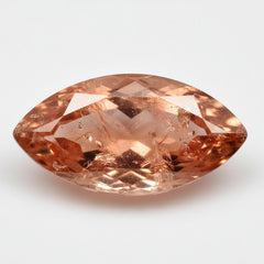 Hessonite Garnet (Gomed) 1PC Small 5x10 MM Marquise Faceted Red Genuine Precious Loose Gemstones