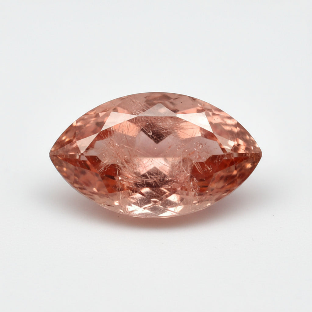Hessonite Garnet (Gomed) 1PC Small 6x12 MM Marquise Faceted Red Superior Precious Gems