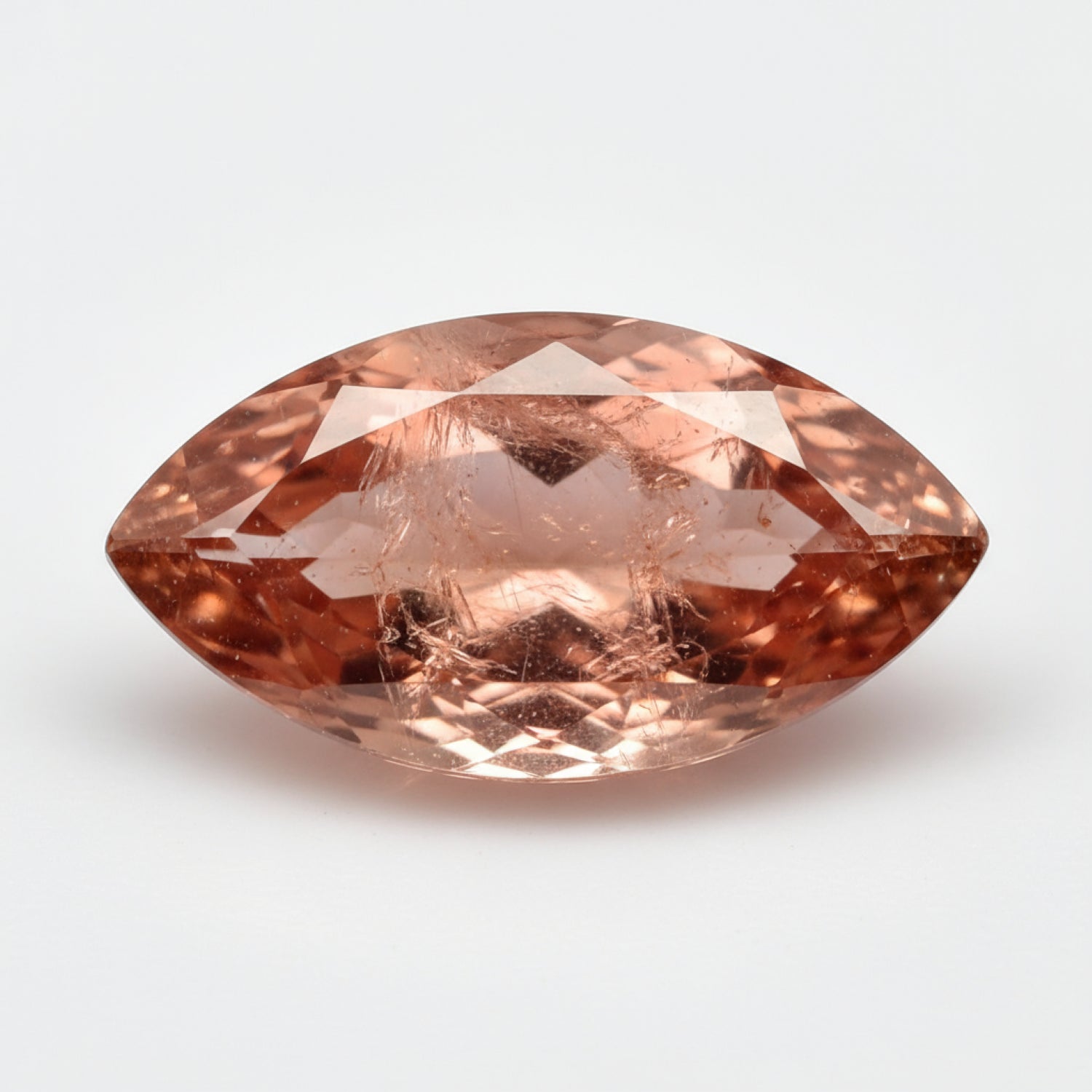 Hessonite Garnet (Gomed) 1PC Small 6x12 MM Marquise Faceted Red Superior Precious Gems