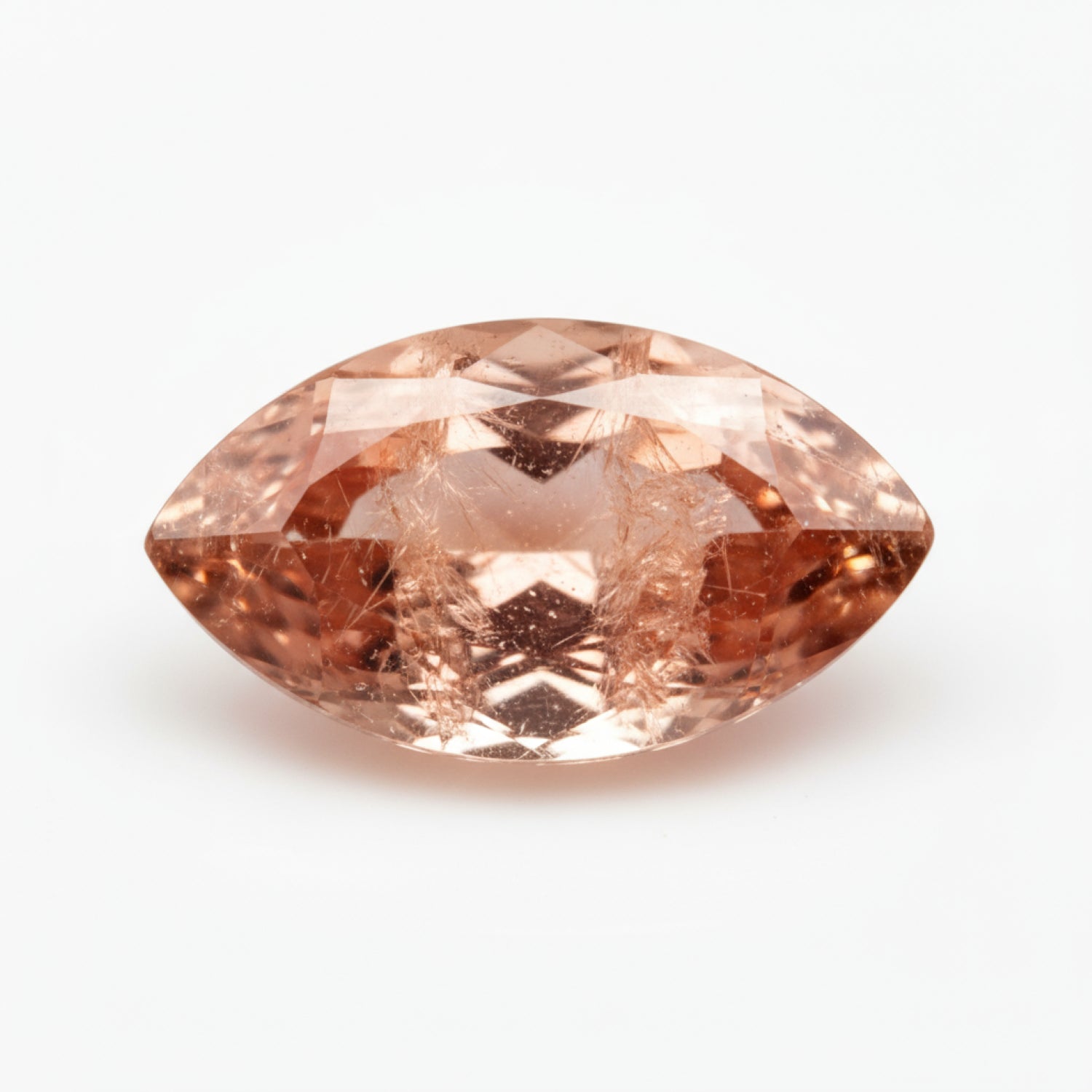 Hessonite Garnet (Gomed) 1PC Medium 7x14 MM Marquise Faceted Red Pure Precious Loose Gems