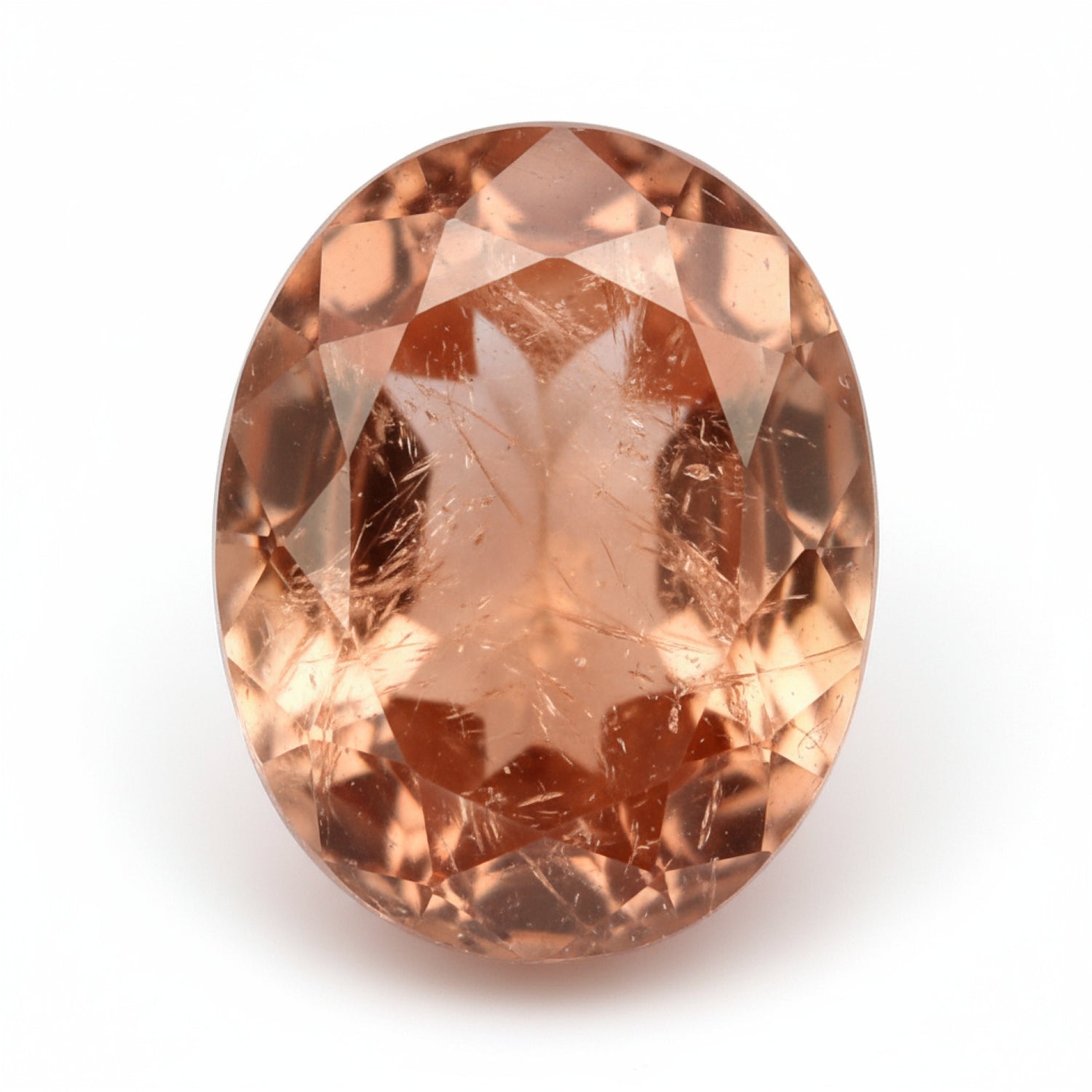 Hessonite Garnet (Gomed) 1PC Large 10x12 MM Oval Faceted Red Pure Precious Loose Gems