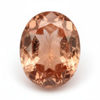 Hessonite Garnet (Gomed) 1PC Large 10x12 MM Oval Faceted Red Pure Precious Loose Gems