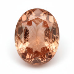 Hessonite Garnet (Gomed) 1PC Large 10x12 MM Oval Faceted Red Pure Precious Loose Gems