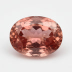 Hessonite Garnet (Gomed) 1PC Large 10x14 MM Oval Faceted Red Fiery Precious Loose Gemstone