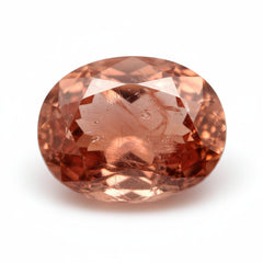 Hessonite Garnet (Gomed) 1PC Chunky 12x16 MM Oval Faceted Red Brilliant Precious Loose Gemstones