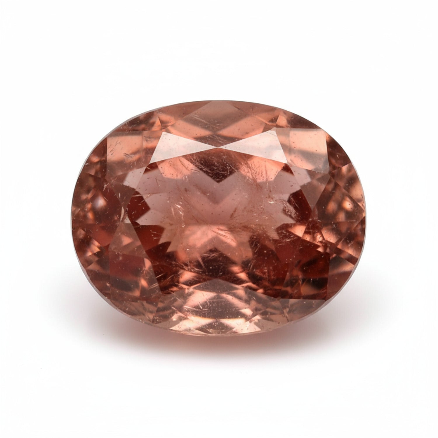 Hessonite Garnet (Gomed) 1PC Small 6x9 MM Oval Faceted Red Shine Precious Loose Gemstones