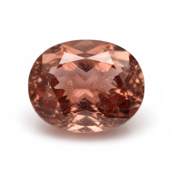 Hessonite Garnet (Gomed) 1PC Small 6x9 MM Oval Faceted Red Shine Precious Loose Gemstones