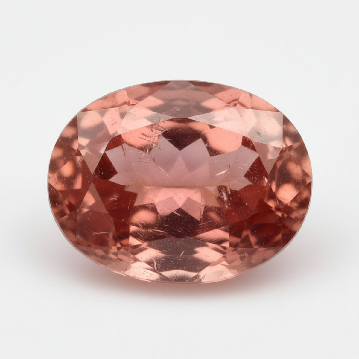 Hessonite Garnet (Gomed) 1PC Medium 7x10 MM Oval Faceted Red High-Quality Precious Loose Gems