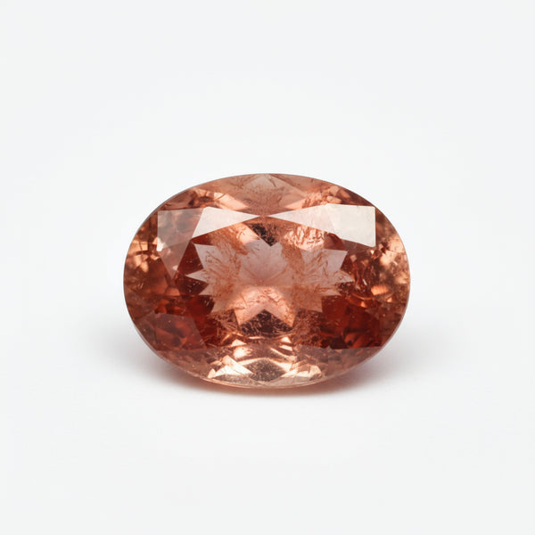Hessonite Garnet (Gomed) 1PC Small 7x9 MM Oval Faceted Red Fine Precious Gems