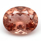 Hessonite Garnet (Gomed) 1PC Large 9x11 MM Oval Faceted Red Genuine Precious Loose Gemstones