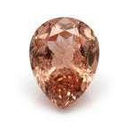 Hessonite Garnet (Gomed) 1PC Medium 7x10 MM Pear Faceted Red Luster Precious Loose Gemstones