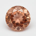 Hessonite Garnet (Gomed) 1PC Large 11x11 MM Round Faceted Red Fine Precious Loose Gemstone