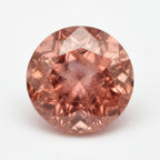 Hessonite Garnet (Gomed) 1PC Chunky 14x14 MM Round Faceted Red Genuine Precious Loose Gems